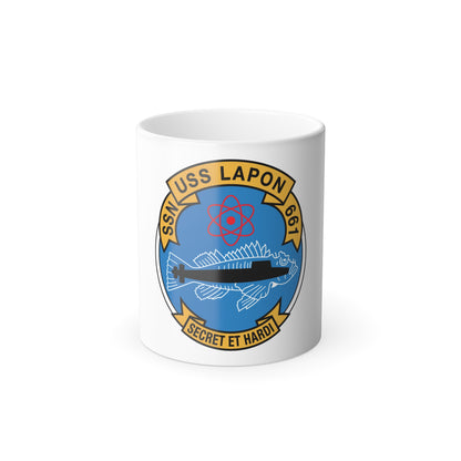 SSN USS Lapon 661 Secret ET Hardi (U.S. Navy) Color Changing Mug 11oz