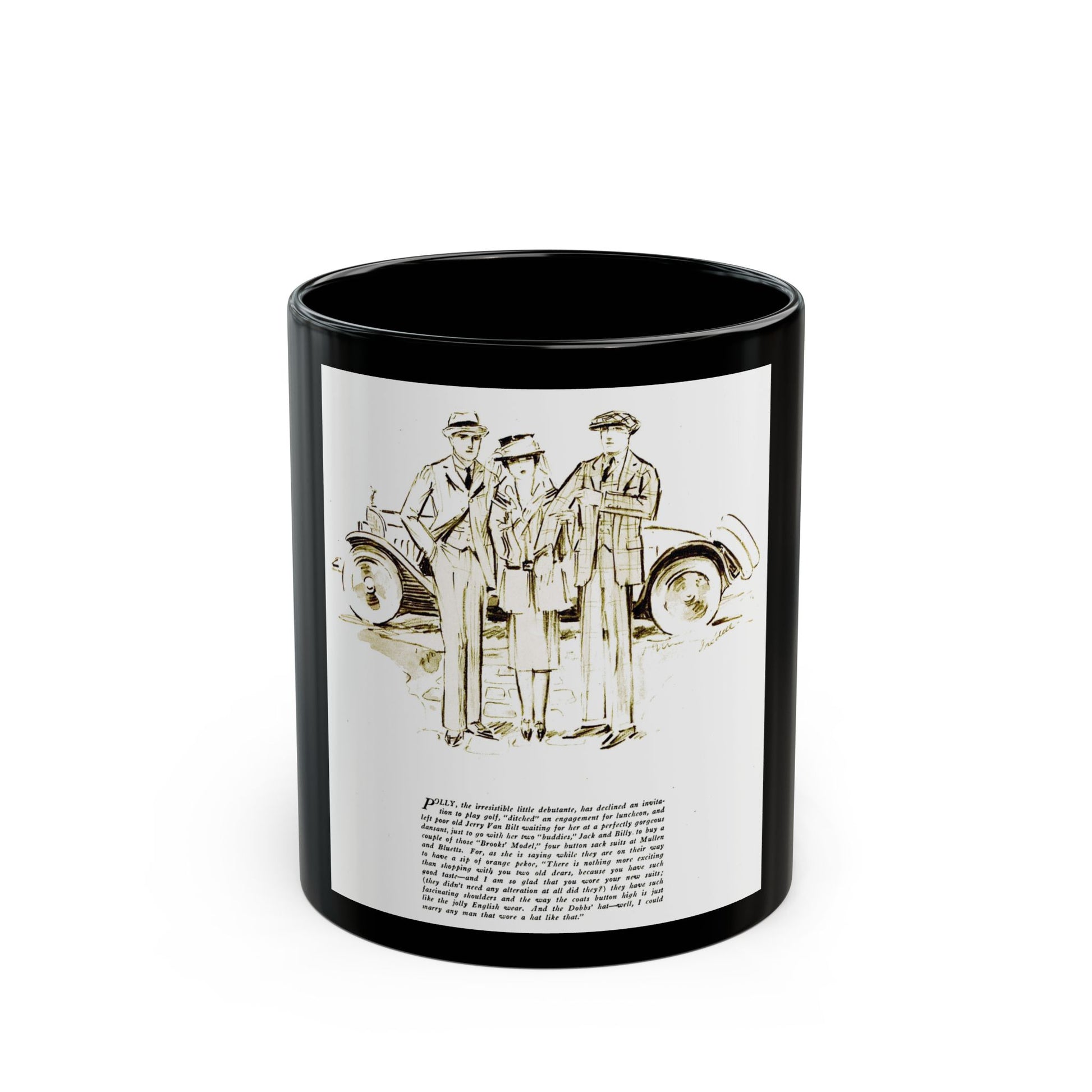 Fashions Fads & Fancies (2), Silver Screen, March 30, 1922 - Black Coffee Mug-11oz-Go Mug Yourself