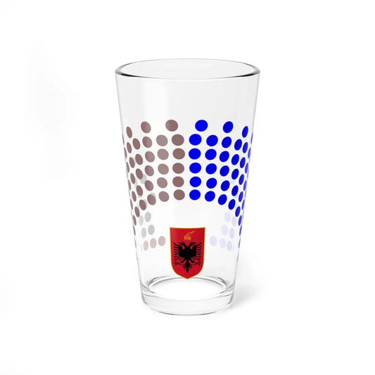 2009 Albanian Parliament Structure (Albania) (Coat of Arms) Pint Glass 16oz 16oz - Go Mug Yourself