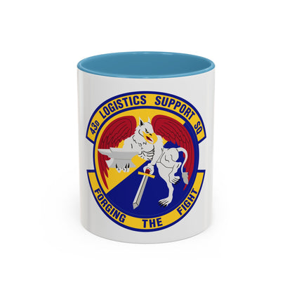 43d Logistics Support Squadron (U.S. Air Force) Accent Coffee Mug