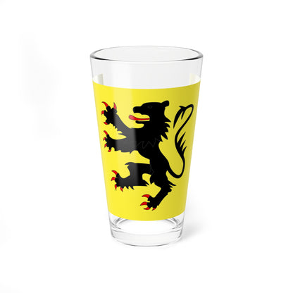 Drapeau fr departement Nord (France) Pint Glass 16oz