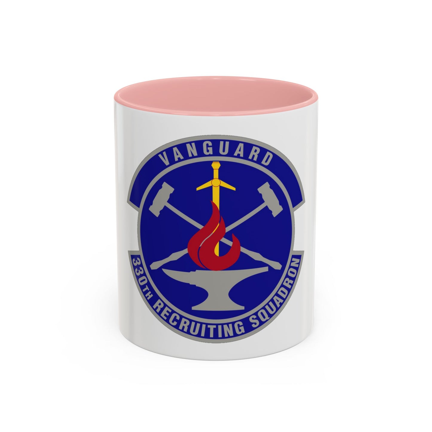 330 Recruiting Squadron AETC (U.S. Air Force) Accent Coffee Mug
