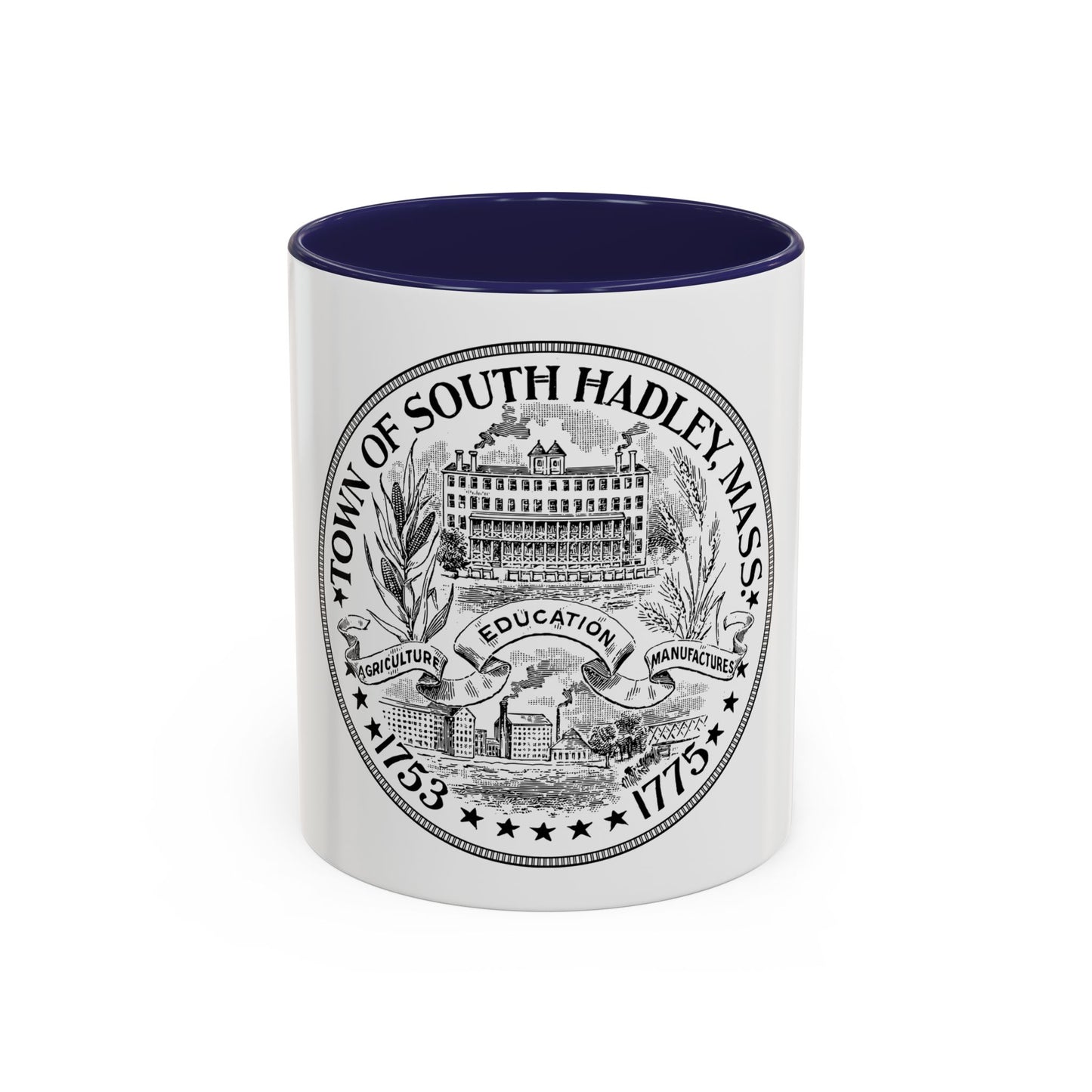 Seal of South Hadley Massachusetts - Accent Coffee Mug