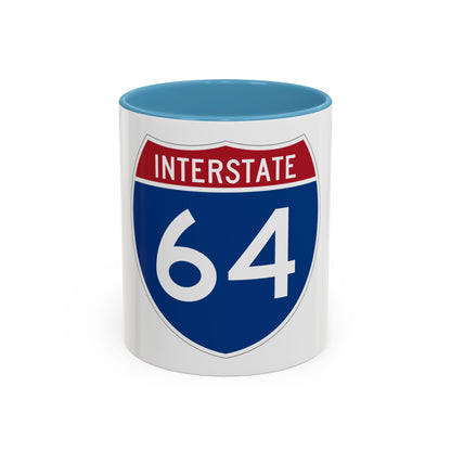 Interstate 64 (U.S. Highways) Accent Coffee Mug