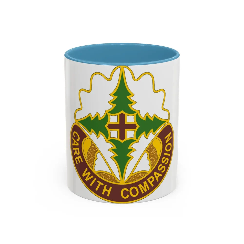 Madigan Medical Center (U.S. Army) Accent Coffee Mug-11oz-Light Blue-Go Mug Yourself