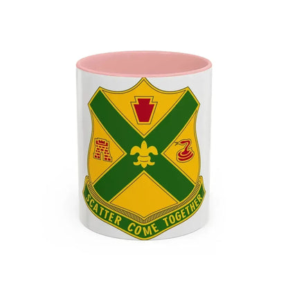 200th Field Artillery Battalion (U.S. Army) Accent Coffee Mug 11oz Pink - Go Mug Yourself