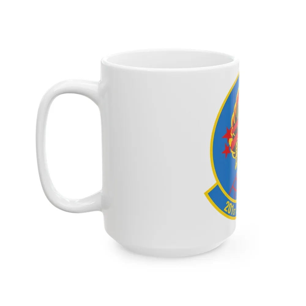 201 Airlift Squadron (U.S. Air Force) White Coffee Mug-Go Mug Yourself