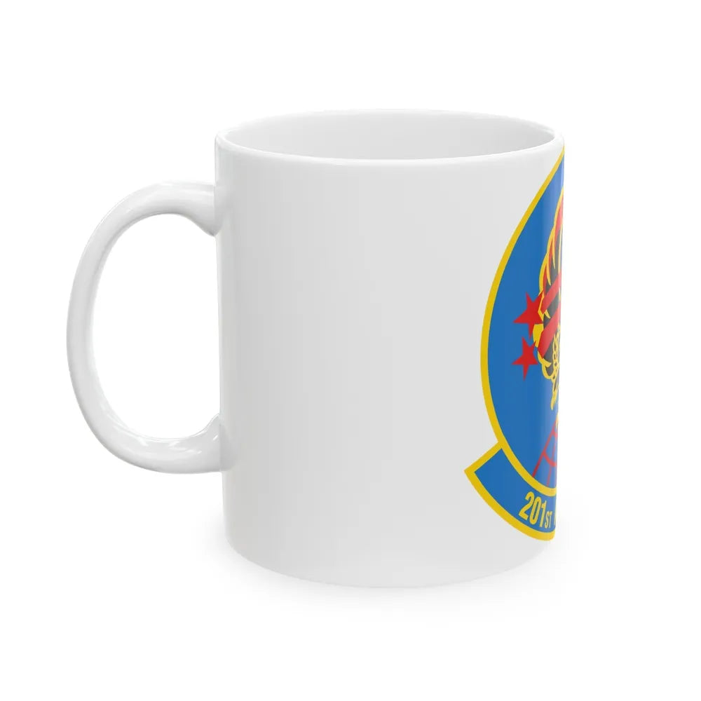 201 Airlift Squadron (U.S. Air Force) White Coffee Mug-Go Mug Yourself