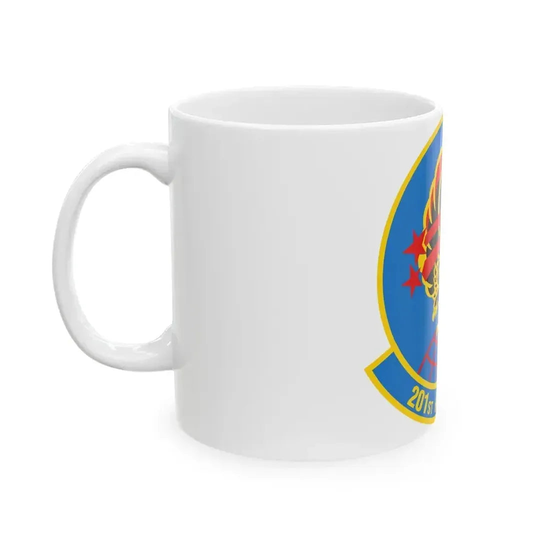 201 Airlift Squadron (U.S. Air Force) White Coffee Mug - Go Mug Yourself