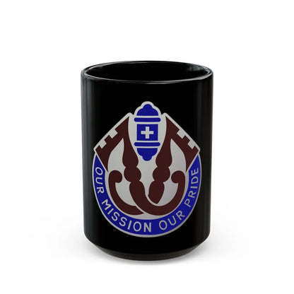 201 Evacuation Hospital (U.S. Army) Black Coffee Mug-15oz-Go Mug Yourself