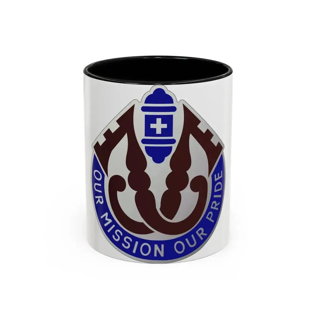 201 Evacuation Hospital (U.S. Army) Accent Coffee Mug 11oz Black - Go Mug Yourself