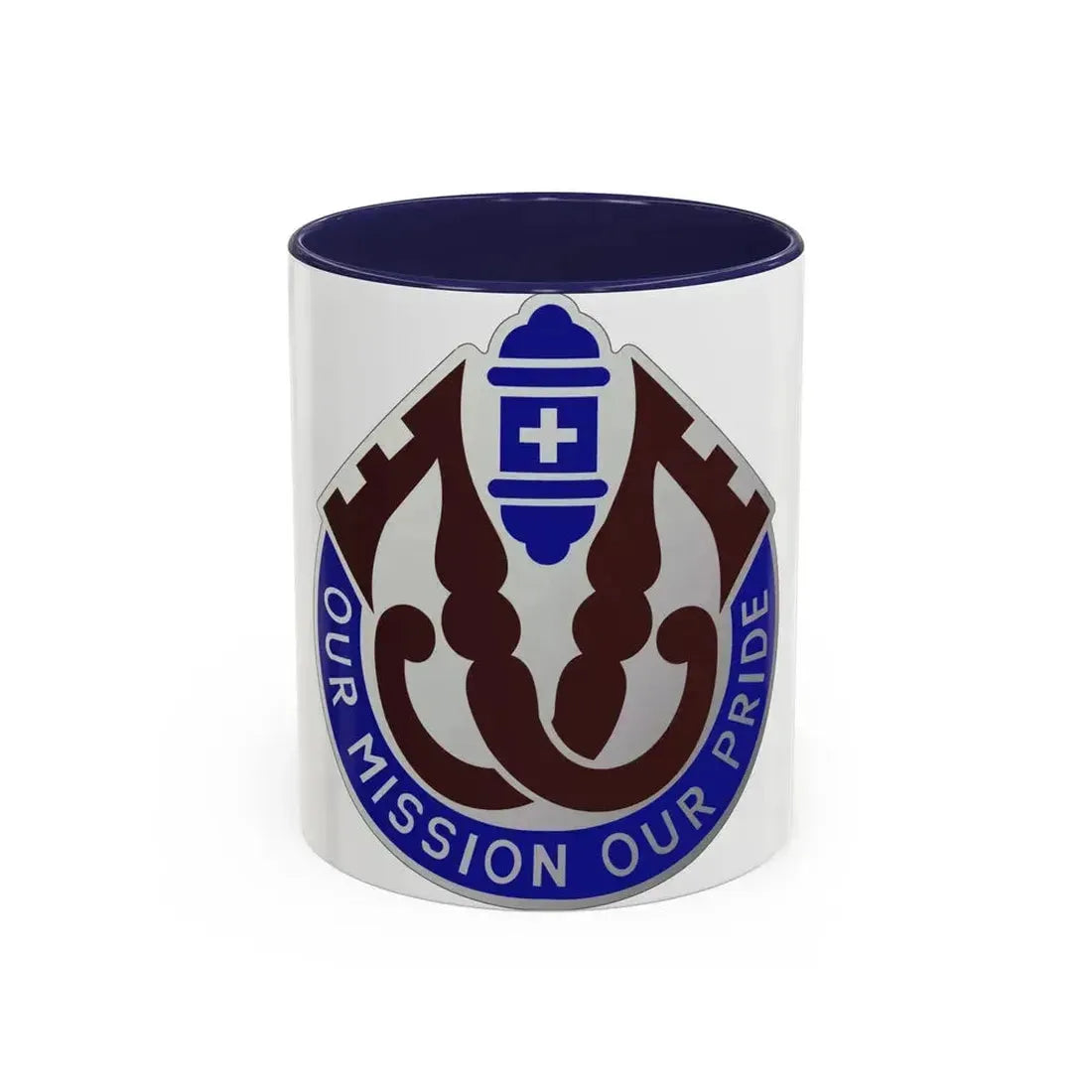 201 Evacuation Hospital (U.S. Army) Accent Coffee Mug 11oz Navy - Go Mug Yourself