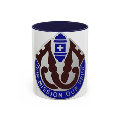 201 Evacuation Hospital (U.S. Army) Accent Coffee Mug 11oz Navy - Go Mug Yourself