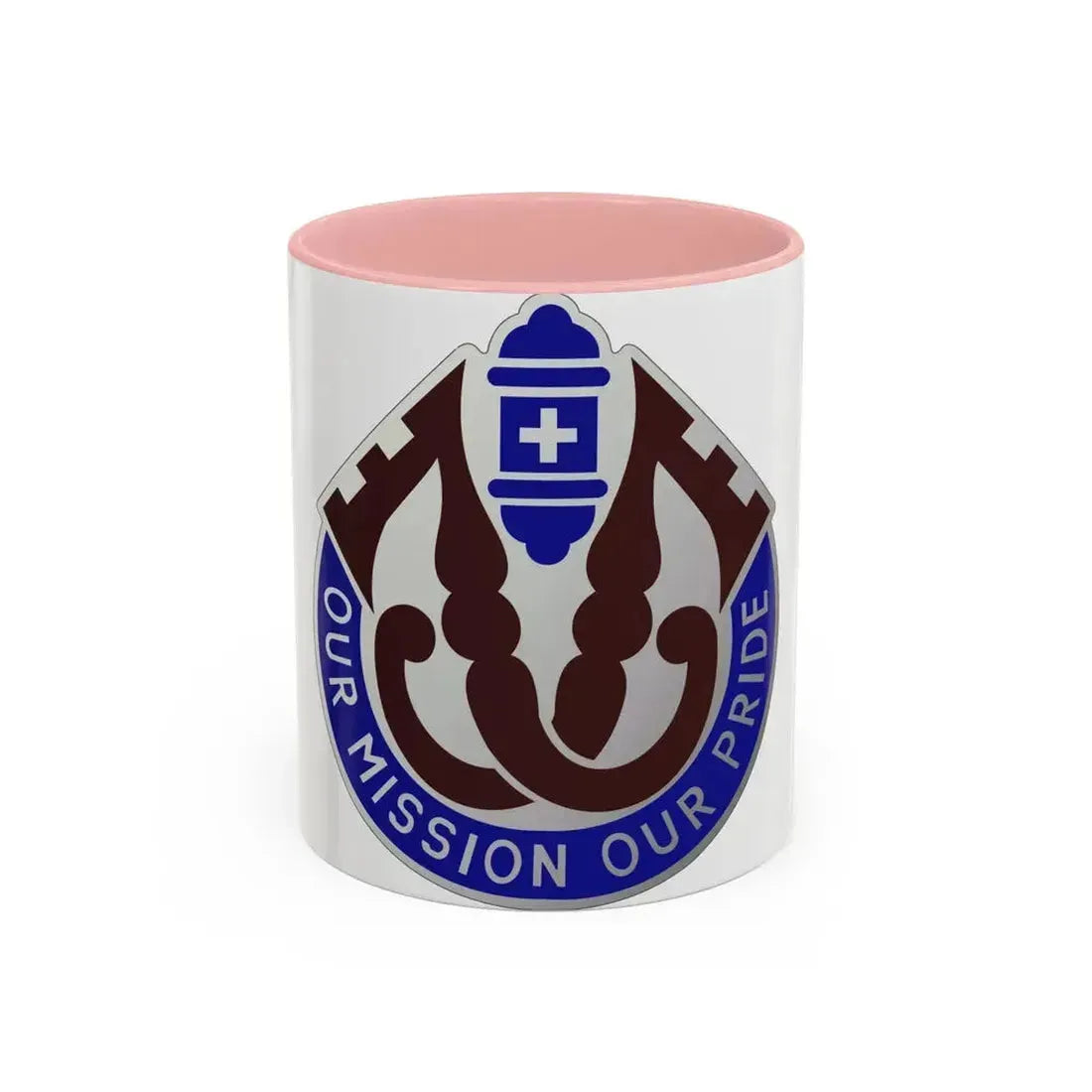 201 Evacuation Hospital (U.S. Army) Accent Coffee Mug 11oz Pink - Go Mug Yourself