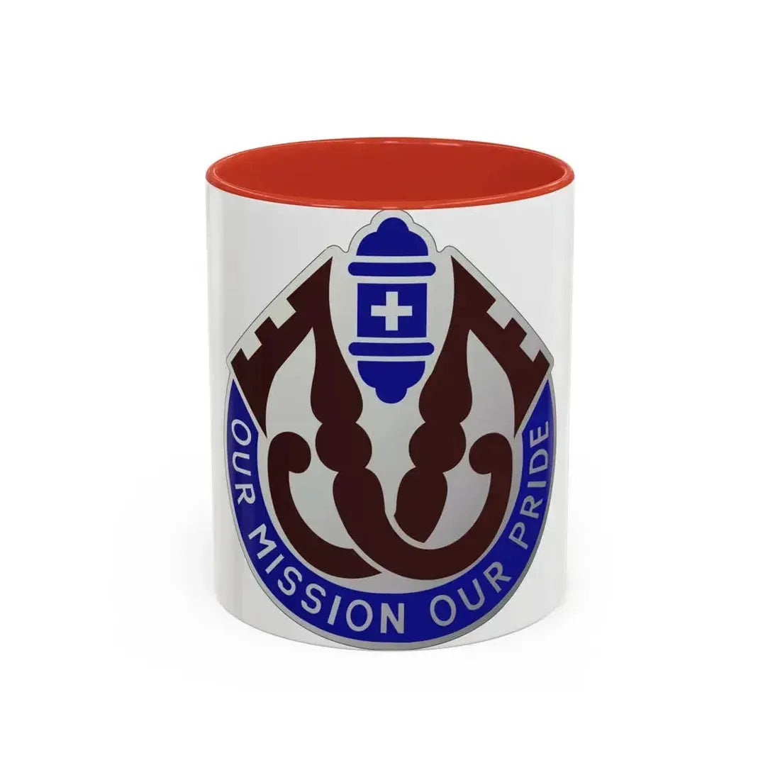 201 Evacuation Hospital (U.S. Army) Accent Coffee Mug 11oz Red - Go Mug Yourself