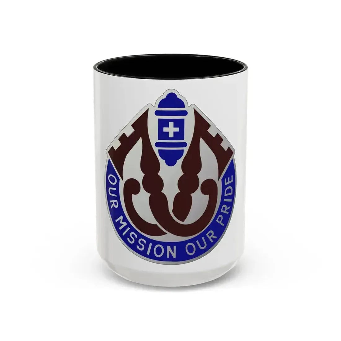 201 Evacuation Hospital (U.S. Army) Accent Coffee Mug 15oz Black - Go Mug Yourself