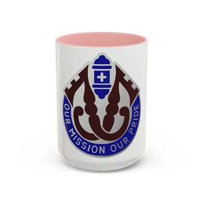 201 Evacuation Hospital (U.S. Army) Accent Coffee Mug 15oz Pink - Go Mug Yourself