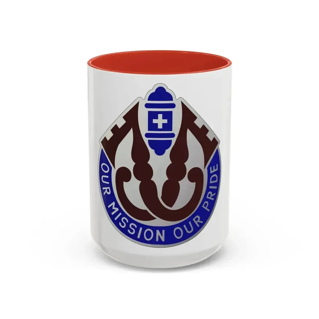 201 Evacuation Hospital (U.S. Army) Accent Coffee Mug 15oz Red - Go Mug Yourself