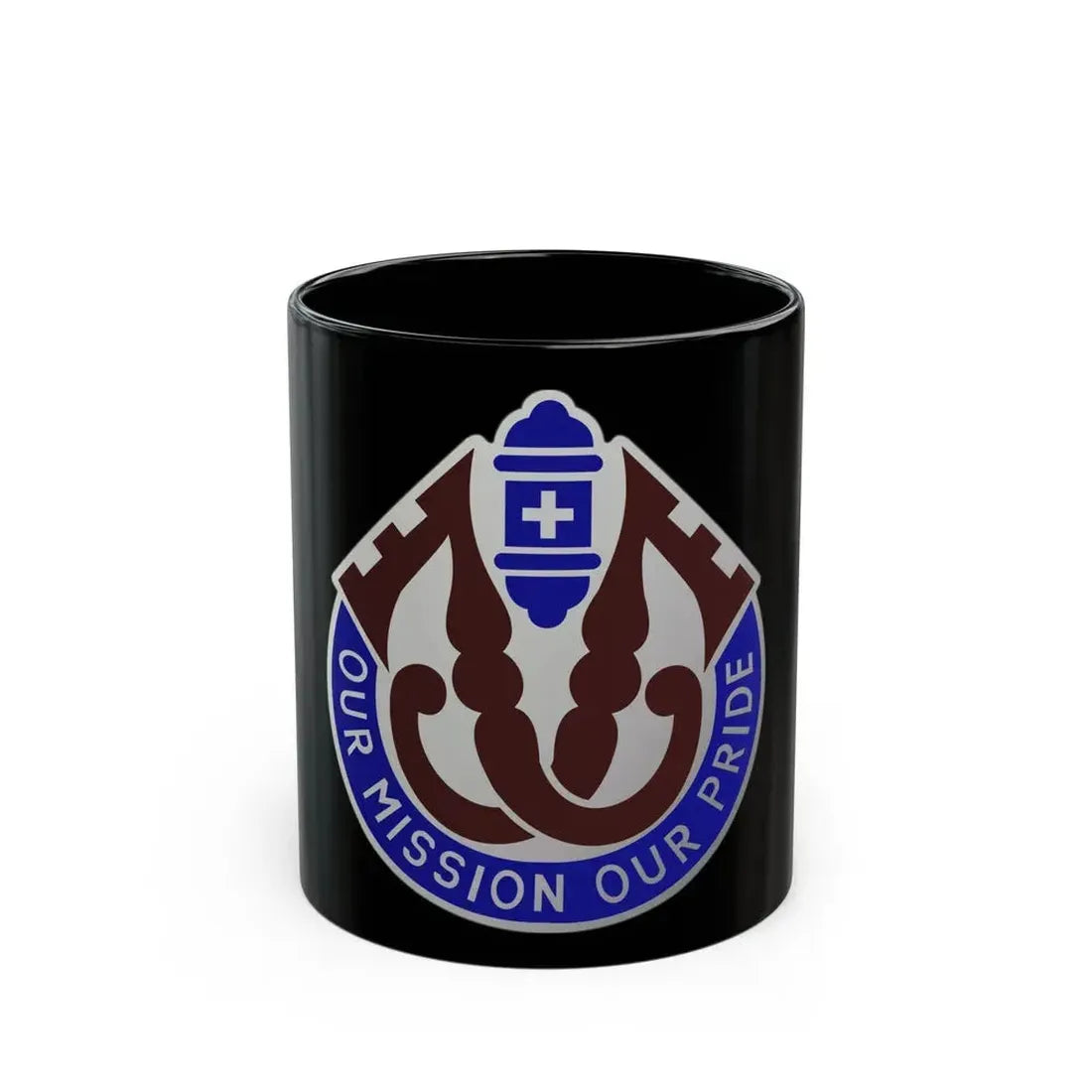 201 Evacuation Hospital (U.S. Army) Black Coffee Mug 11oz - Go Mug Yourself