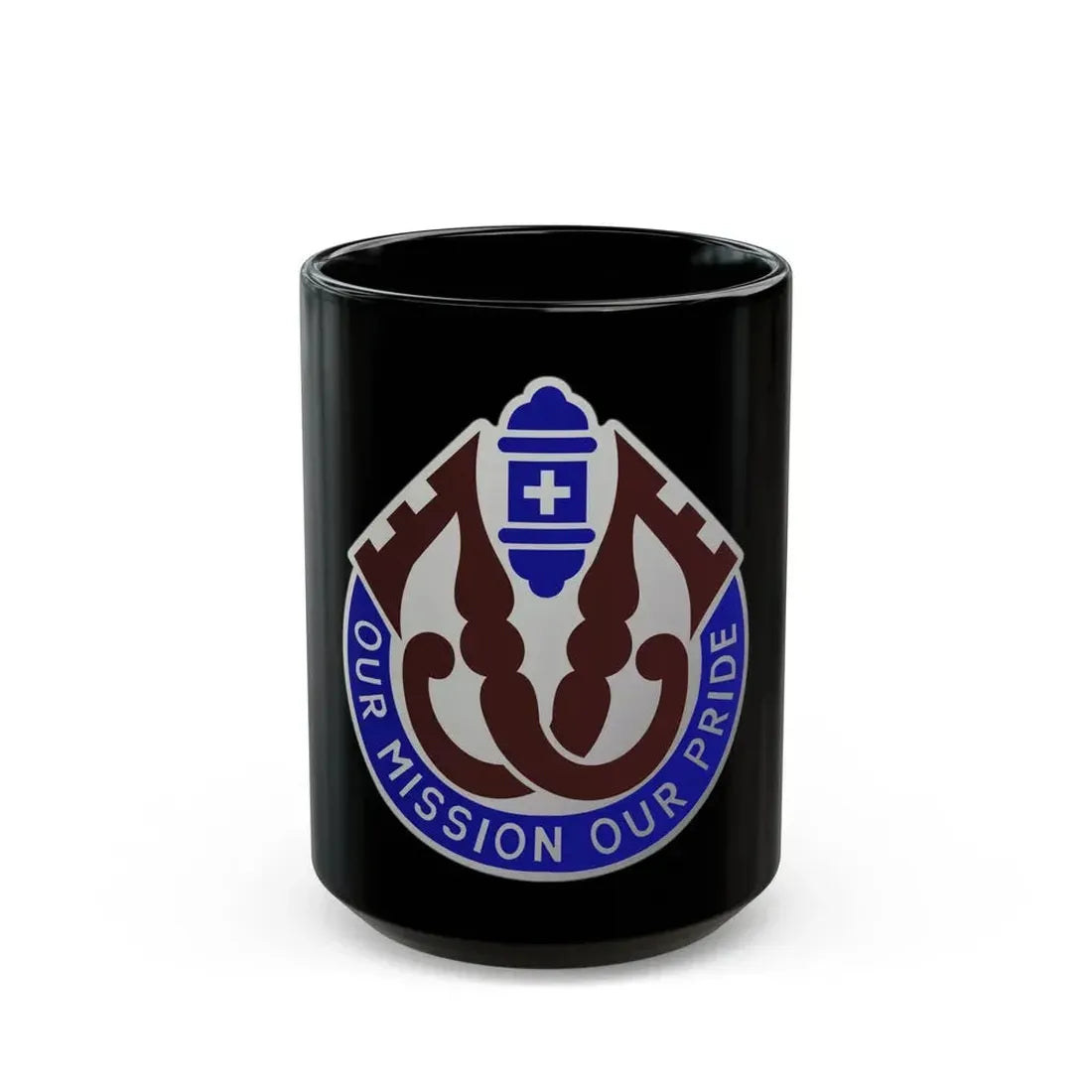 201 Evacuation Hospital (U.S. Army) Black Coffee Mug 15oz - Go Mug Yourself