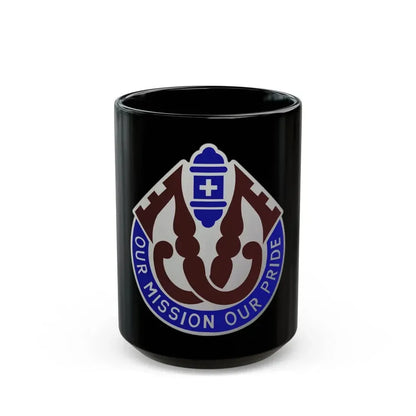 201 Evacuation Hospital (U.S. Army) Black Coffee Mug 15oz - Go Mug Yourself