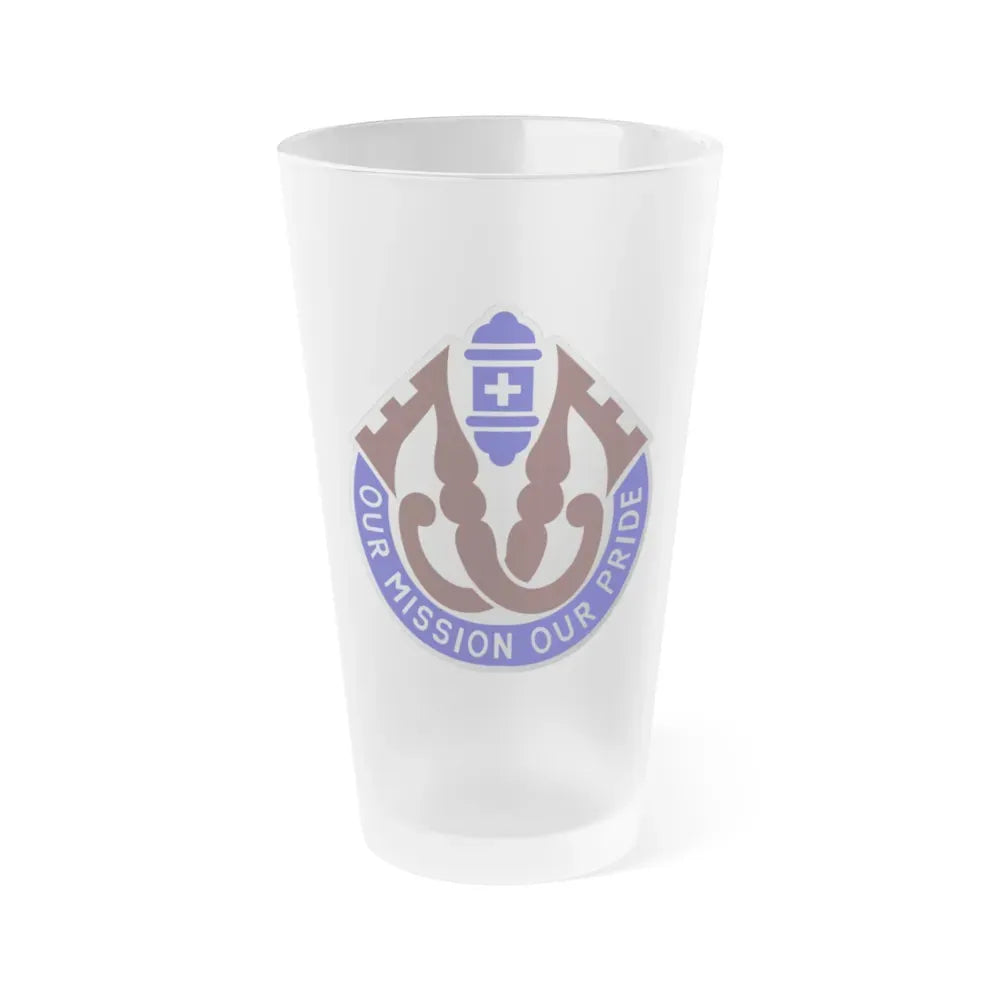 201 Evacuation Hospital (U.S. Army) Frosted Pint Glass 16oz Default Title - Go Mug Yourself
