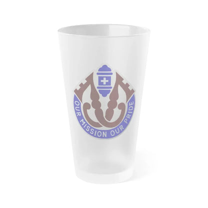 201 Evacuation Hospital (U.S. Army) Frosted Pint Glass 16oz Default Title - Go Mug Yourself