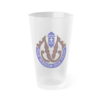 201 Evacuation Hospital (U.S. Army) Frosted Pint Glass 16oz Default Title - Go Mug Yourself