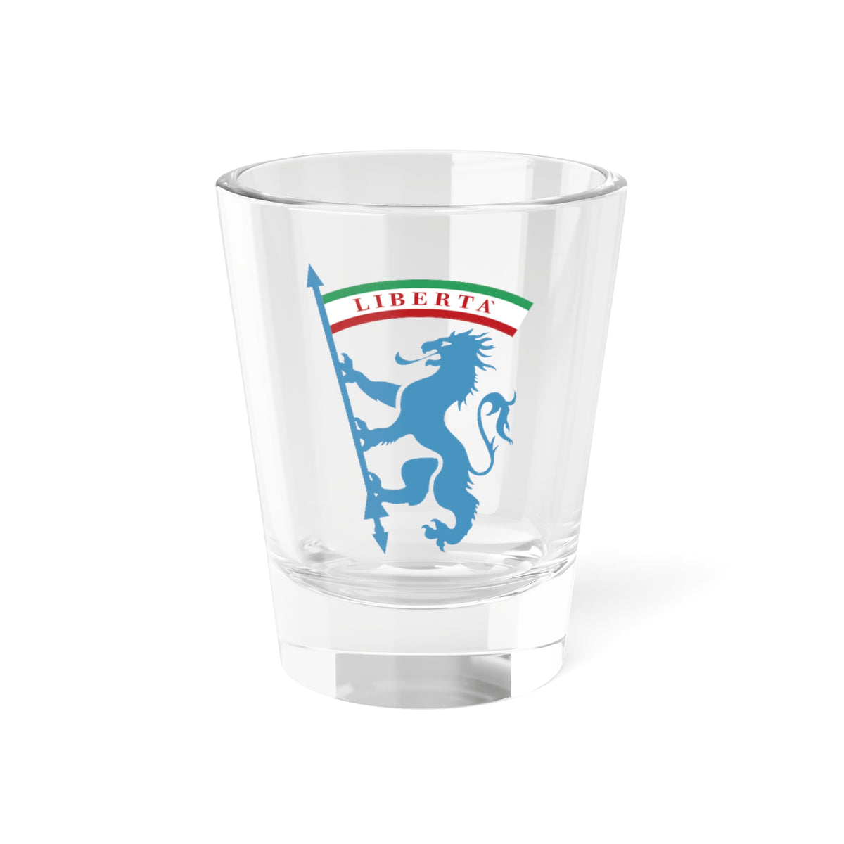 Città metropolitana di Bologna - Stemma (Italy) (Coat of Arms) Shot Glass 1.5oz