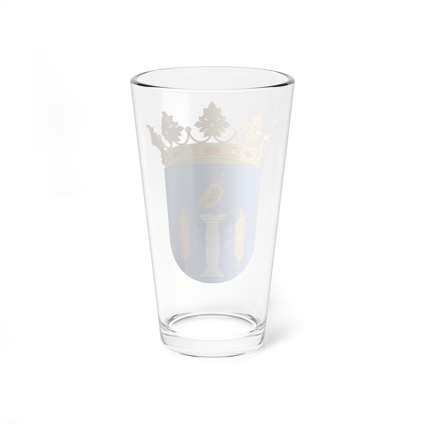 Escudo de La Puebla de Albortón (Spain) (Coat of Arms) Pint Glass 16oz