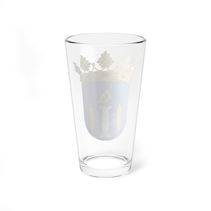 Escudo de La Puebla de Albortón (Spain) (Coat of Arms) Pint Glass 16oz