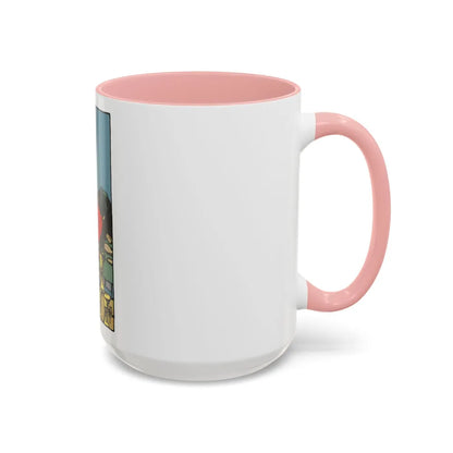 The 8 of Cups (Tarot Card) Accent Coffee Mug-Go Mug Yourself