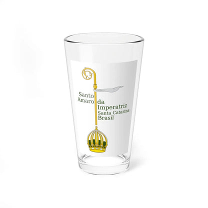 2012-11-19 Logo proposto Santo Amaro da Imperatriz  (Brazil) (Coat of Arms) Pint Glass 16oz 16oz - Go Mug Yourself