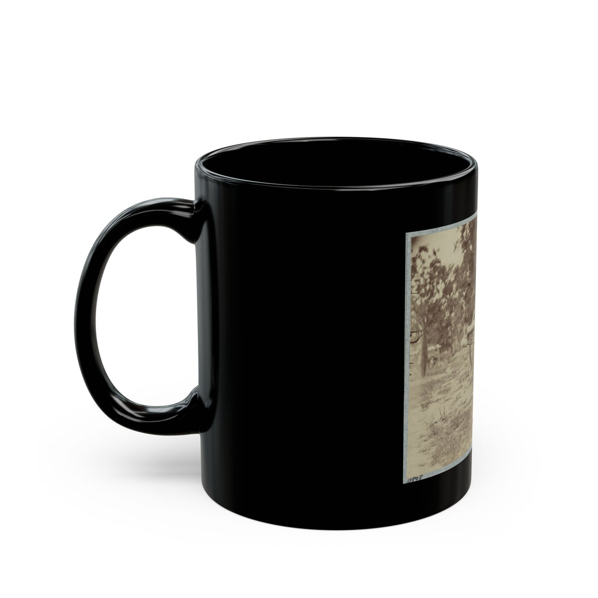 22d New York State Militia Near Harpers Ferry, Va., 1861 I.E.1862 027 (U.S. Civil War) Black Coffee Mug