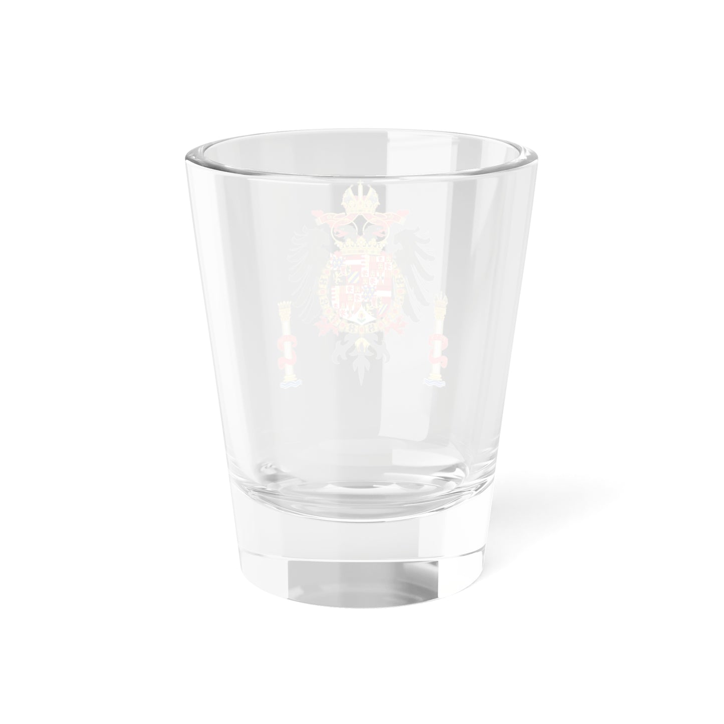 Greater Coat of Arms of Charles V Holy Roman Emperor, Charles I as King of Spain - Shot Glass 1.5oz