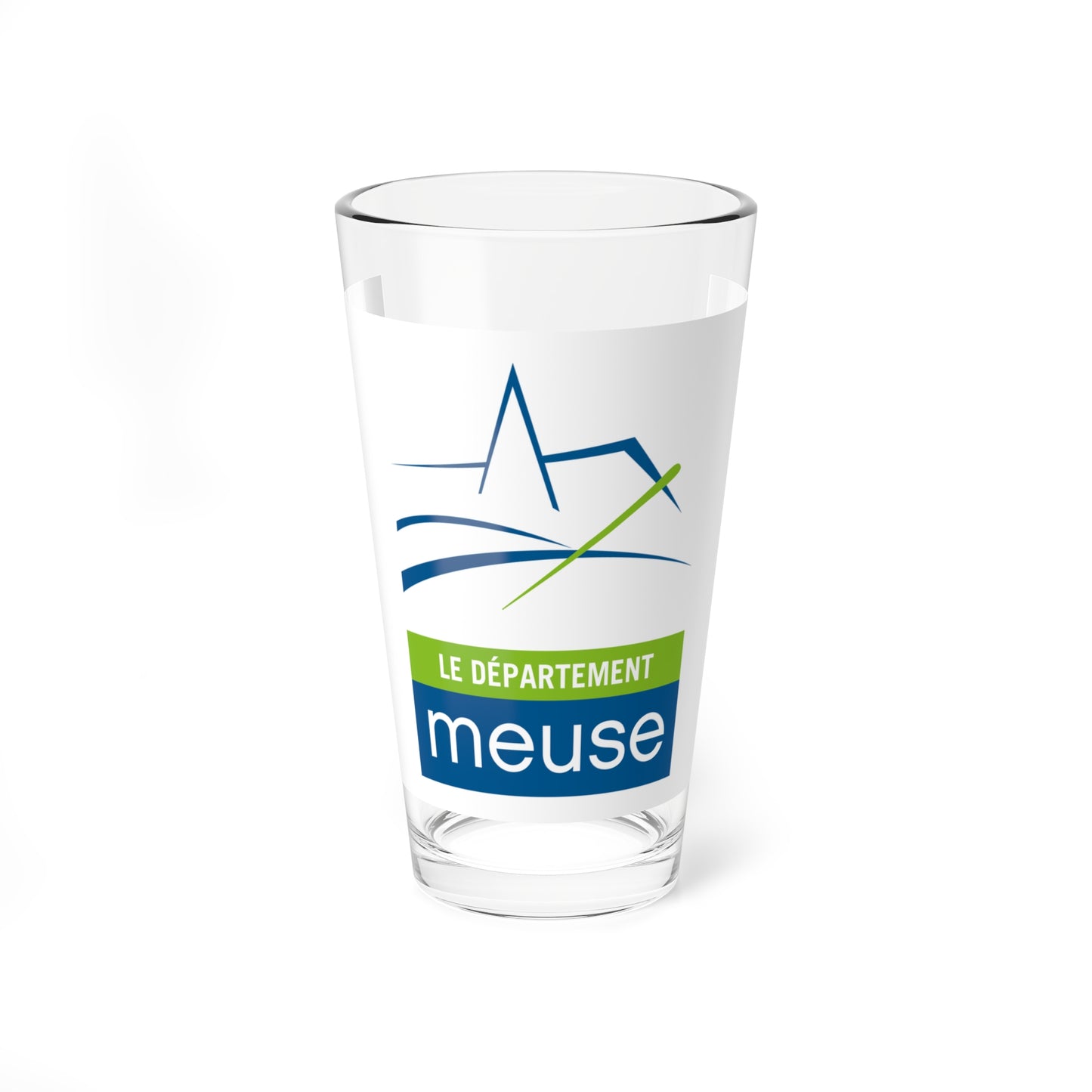 Flag of the Department of Meuse (France) Pint Glass 16oz