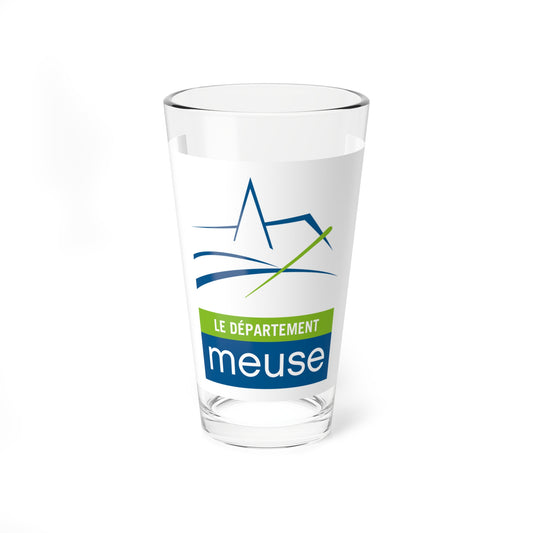 Flag of the Department of Meuse (France) Pint Glass 16oz