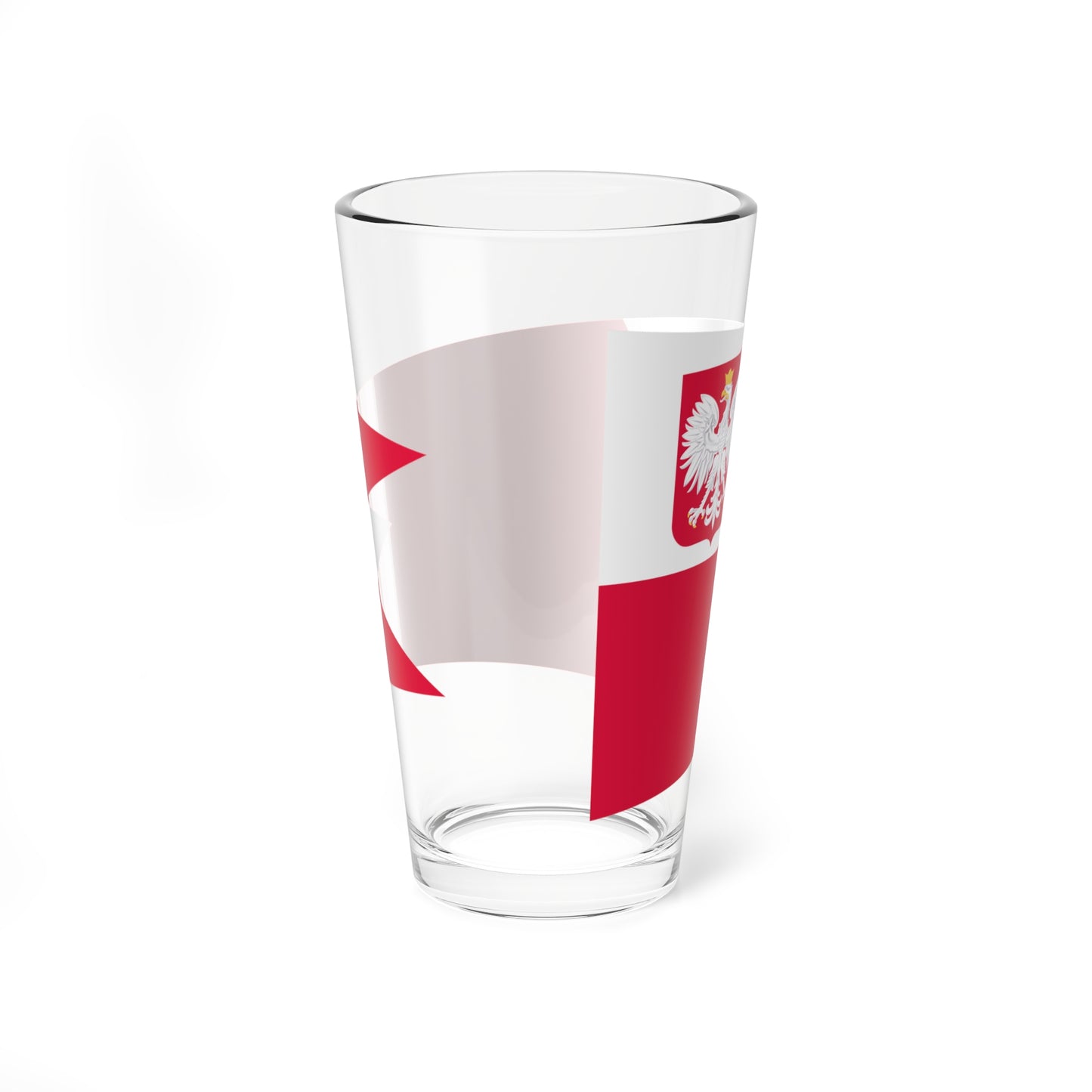 POL szef sztabu rank flag (Poland) Pint Glass 16oz