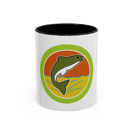 Fishing (Boy Scout Merit Badge) Accent Coffee Mug