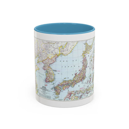 Japan and Korea (1945) (Map) Accent Coffee Mug