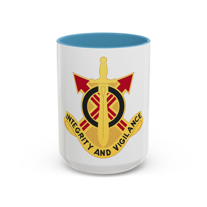 107th Artillery Group (U.S. Army) Accent Coffee Mug