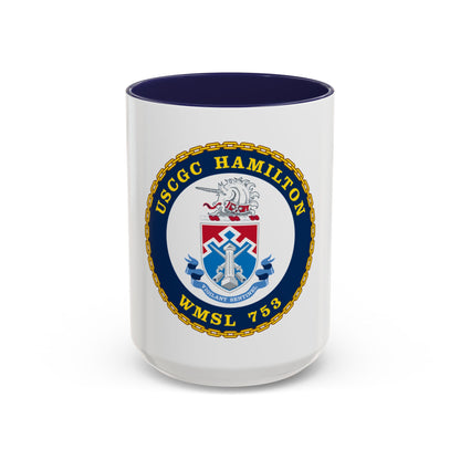 USCGC Hamilton WMSL 753 (U.S. Coast Guard) Accent Coffee Mug