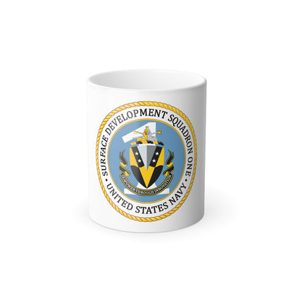 COMSURFDEVRON (U.S. Navy) Color Changing Mug 11oz
