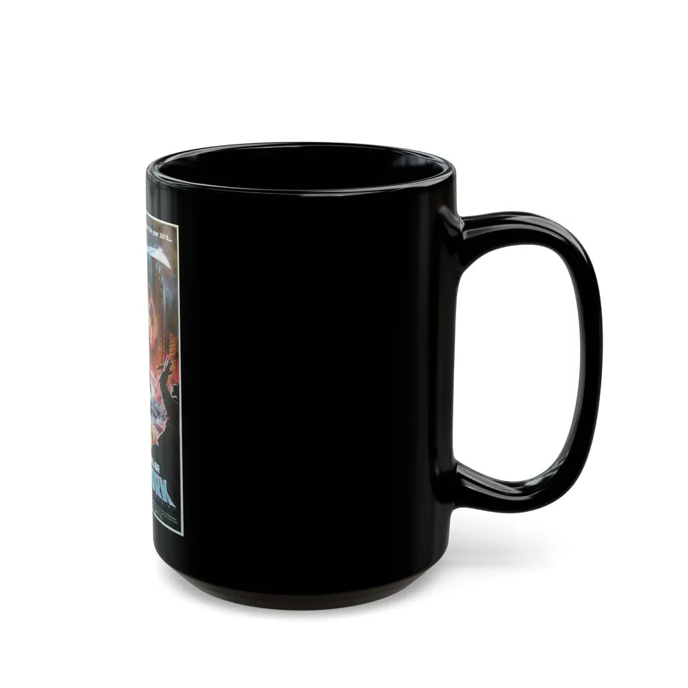 2019 - AFTER THE FALL OF NEW YORK (2) 1983 Movie Poster - Black Coffee Mug-Go Mug Yourself