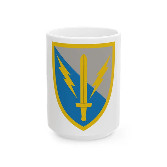 201st Expeditionary Military Intelligence Brigade (U.S. Army) White Coffee Mug-15oz-Go Mug Yourself