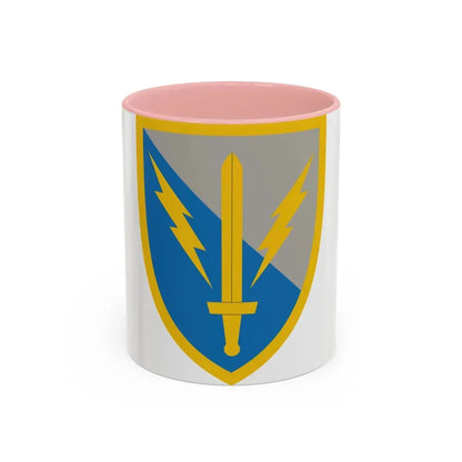 201st Expeditionary Military Intelligence Brigade (U.S. Army) Accent Coffee Mug 11oz Pink - Go Mug Yourself