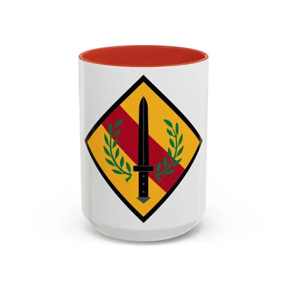 201st Regional Support Group (U.S. Army) Accent Coffee Mug 15oz Red - Go Mug Yourself