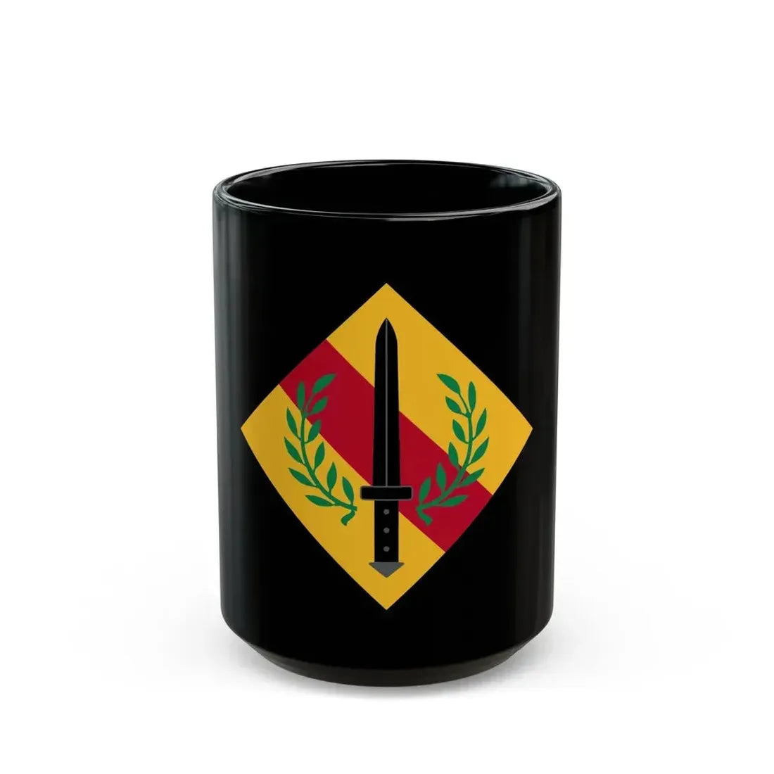 201st Regional Support Group (U.S. Army) Black Coffee Mug 15oz - Go Mug Yourself