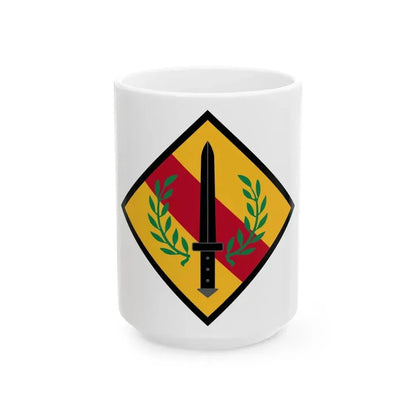 201st Regional Support Group (U.S. Army) White Coffee Mug 15oz - Go Mug Yourself