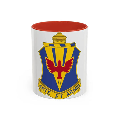 202 Air Defense Artillery Regiment (U.S. Army) Accent Coffee Mug 11oz Red - Go Mug Yourself